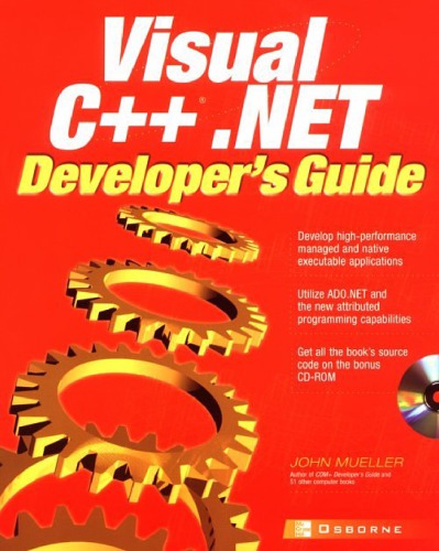 Visual C Net Developers Guide John Mueller