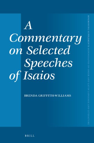 A Commentary On Selected Speeches Of Isaios Brenda Griffithwilliams