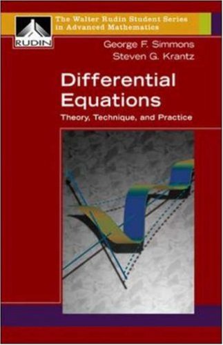Differential Equations Theory Technique And Practice 1st Edition George Finlay Simmons