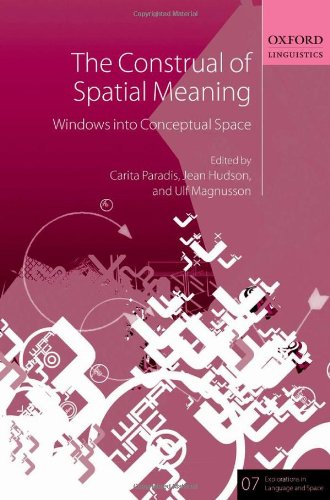 The Construal Of Spatial Meaning Windows Into Conceptual Space Carita Paradis