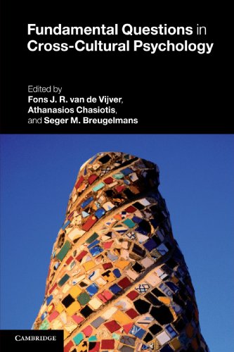 Fundamental Questions In Crosscultural Psychology 1st Edition Fons J R Van De Vijver