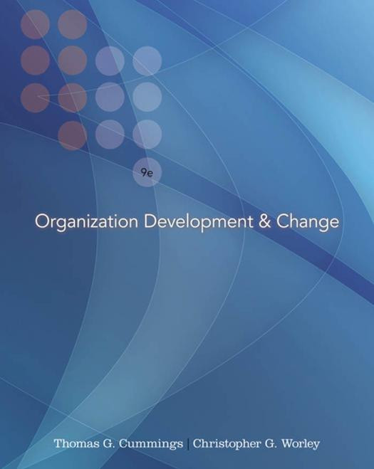 Organization Development Change 9th Edition 9th Edition Thomas G Cummings