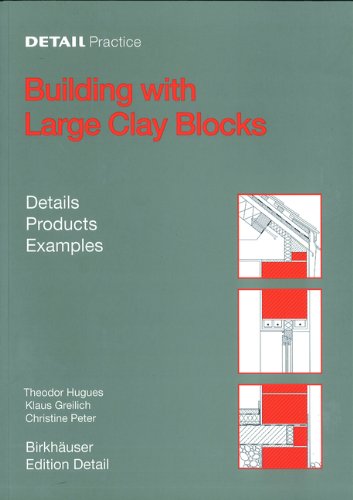 Building With Large Clay Blocks Details Products Examples 1st Edition Theodor Hugues