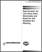 Specification For Lowalloy Steel Electrodes And Rods For Gas Shielded Arc Welding 3rd Edition Aws A5 Committee On Filler Metals And Allied Materials