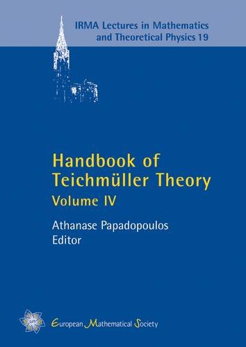 Handbook Of Teichmuller Theory Volume Iv Athanase Papdopoulos