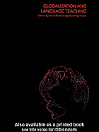 Globalization And Language Teaching Taylor Francis Elibrary Ed David Block Deborah Cameron