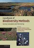 Handbook Of Biodiversity Methods Survey Evaluation And Monitoring David A Hill Et Al