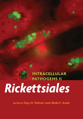 Intracellular Pathogens Ii Rickettsiales 1st Edition Guy Palmer