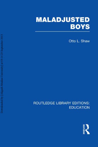 Maladjusted Boys Otto Shaw