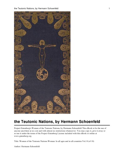 Women Of The Teutonic Nations Hermann Schoenfeld