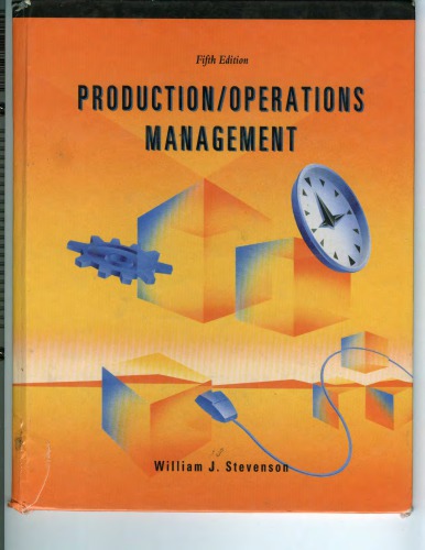 Operations Management William J Stevenson