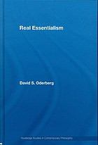 Real Essentialism David S Oderberg