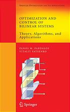 Optimization And Control Of Bilinear Systems Theory Algorithms And Applications P M Pardalos Vitaliy Yatsenko