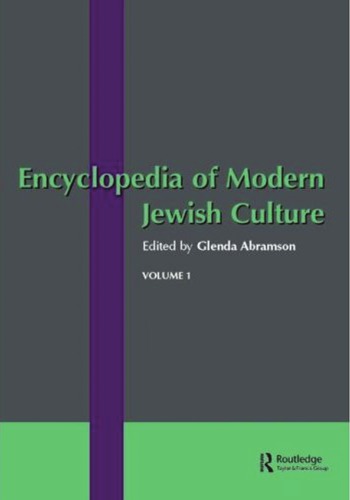 Encyclopedia Of Modern Jewish Culture Glenda Abramson