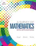 A Survey Of Mathematics With Applications 9th Ed Allen R Angel Christine D Abbott Dennis C Runde