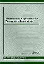 Materials And Applications For Sensors And Transducers Selected Peer Reviewed Papers From The 1st International Conference On Materials And Applications For Sensors And Transducers Icmast May 1317 2011 Kos Island Greece E Hristoforou D S Vlachos