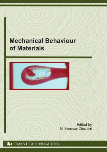 Mechanical Behaviour Of Materials M Munawar Chaudhri