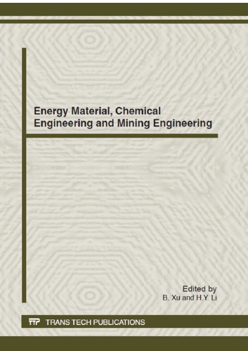 Energy Material Chemical Engineering And Mining Engineering Edited By B Xu Hy Li