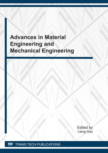 Advances In Material Engineering And Mechanical Engineering Edited By Liang Gao