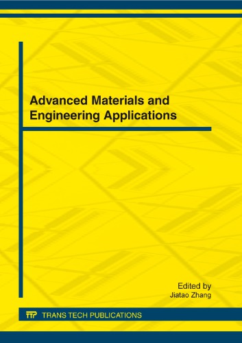 Advanced Materials And Engineering Applications Edited By Jiatao Zhang