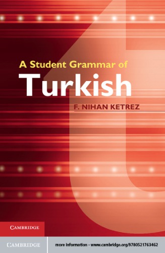 A Student Grammar Of Turkish Ketrez F Nihan