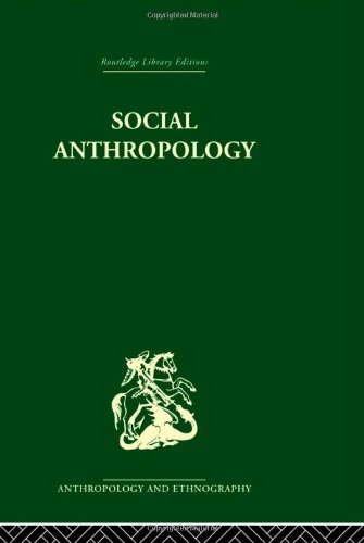 Social Anthropology Reprint Ee Evanspritchard