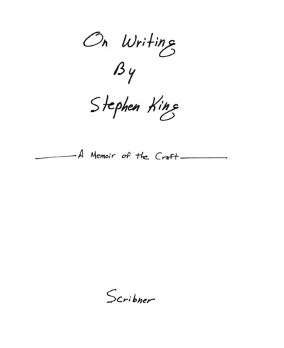 On Writing 2002 Modern Library Ed Stephen King