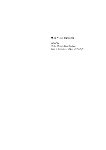 Microreactors In Organic Synthesis And Catalysis Thomas Wirth