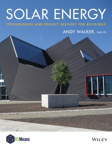 Solar Energy A Design Guide For Building Professionals Andy Walker