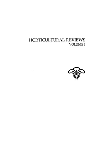 Horticultural Reviews Volume 3 Jules Janick