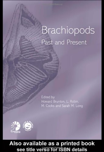 Brachiopods Past And Present Howard Brunton L Robin M Cocks