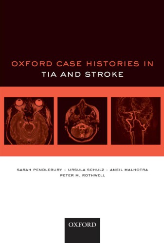 Oxford Case Histories In Stroke 1st Sarah T Pendlebury Ursula G Schulz
