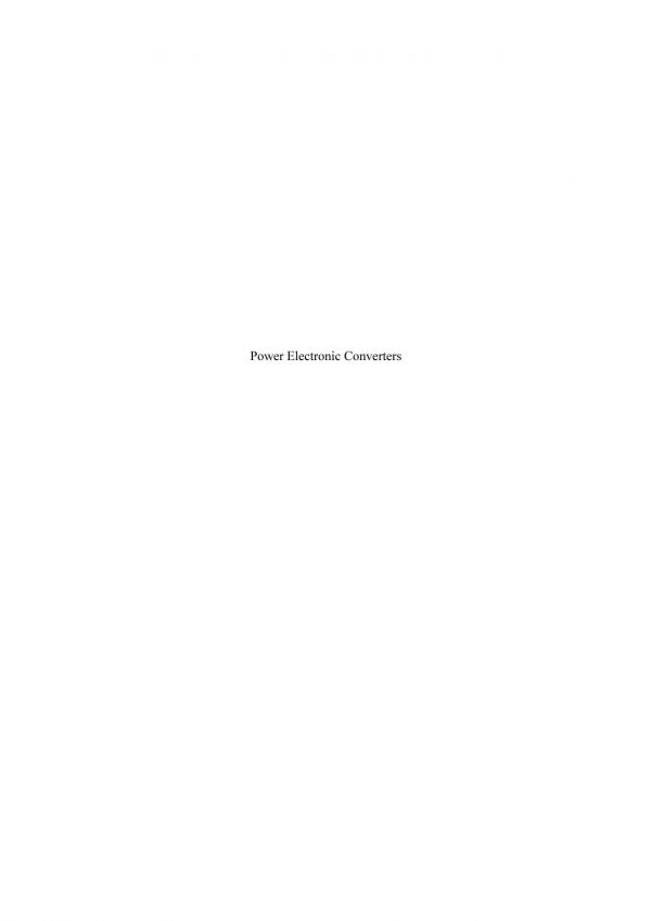 Power Electronic Converterspwm Strategies And Current Control Techniques Eric Monmasson