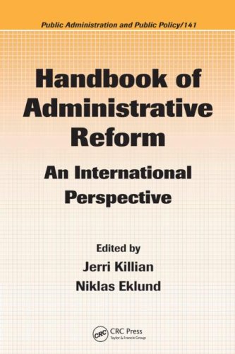 Handbook Of Administrative Reform An International Perspective Jerri Killian
