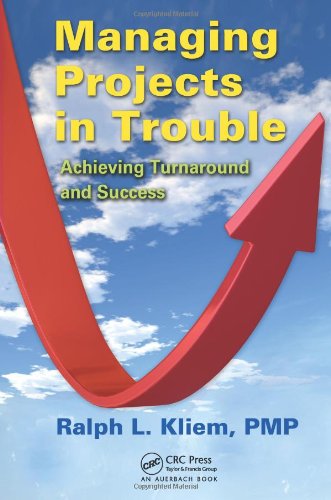Managing Projects In Trouble Achieving Turnaround And Success 1st Edition Ralph L Kliem Pmp