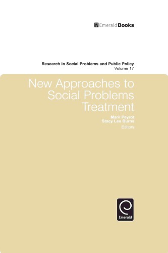 New Approaches To Social Problems Treatment 1st Mark Peyrot Ed