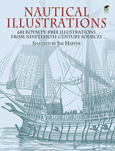 Nautical Illustrations 681 Royaltyfree Illustrations From Nineteenthcentury Sources Jim Harter