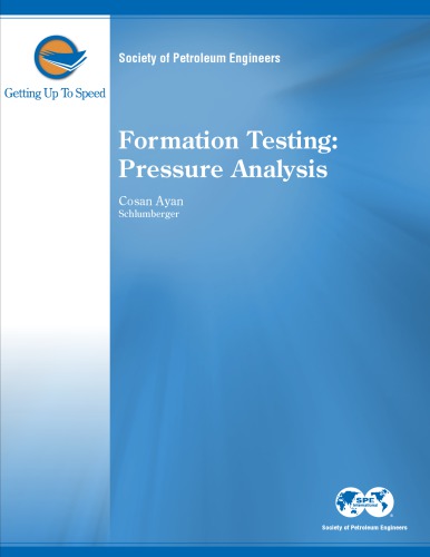 Formation Testing Pressure Analysis 1st Cosan Ayan Ed