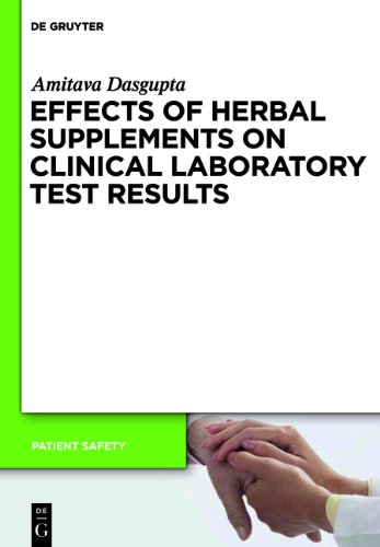 Effects Of Herbal Supplements On Clinical Laboratory Test Results In Medicine Amitava Dasgupta
