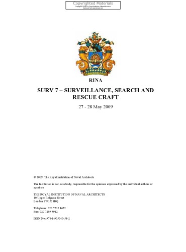 Surv 7 Surveillance Search And Rescue Craft 27 28 May 2009