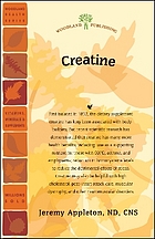 Creatine Jeremy Appleton
