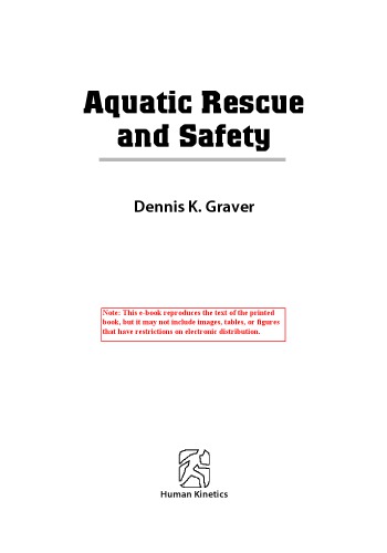 Aquatic Rescue And Safety Dennis Graver