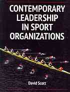 Contemporary Leadership In Sport Organizations David Scott
