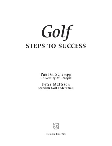 Golf Paul G Schempp