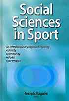 Social Sciences In Sport Joseph A Maguire