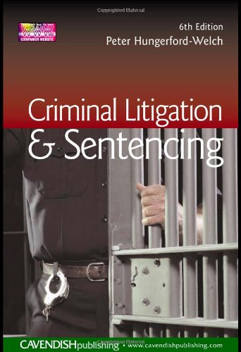 Criminal Procedure Sentencing Sixth Edition 6th Edition Peter Hungerfordwelch