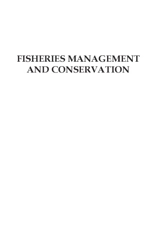 Fisheries Management And Conservation Shagufta