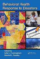 Behavioral Health Response To Disasters Julie Framingham Martell L Teasley