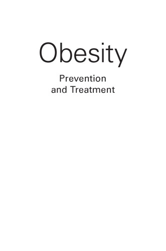 Obesity Prevention And Treatment James M Rippe Theodore J Angelopoulos