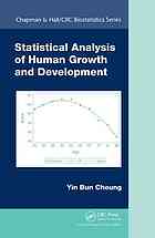Statistical Analysis Of Human Growth And Development Yin Bun Cheung